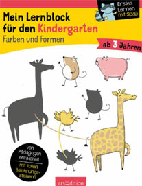 Mein Lernblock für Kindergarten:Farben und Formen